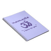 Carnet Namaste - Je vous salue (en violet) (Côté Droit)