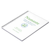 Carnet Namaste signification avec Om Symbole (Côté gauche)