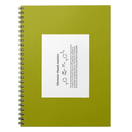 Carnet Name reaction Note (Devant)