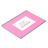 Carnet Name reaction Note (Côté gauche)