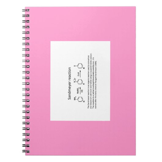 Carnet Name reaction Note (Devant)