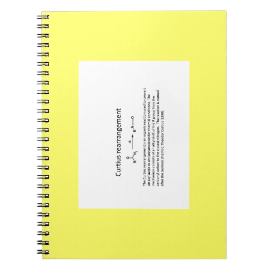 Carnet Name reaction Note (Devant)