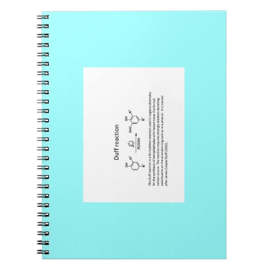 Carnet Name reaction Note (Devant)
