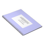 Carnet Name reaction Note (Côté Droit)