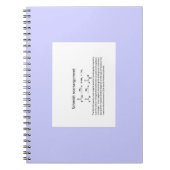 Carnet Name reaction Note (Devant)