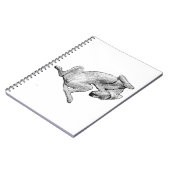 Carnet Nap Notes – Relaxed Dog Art Notebook (Côté gauche)