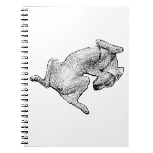 Carnet Nap Notes – Relaxed Dog Art Notebook (Devant)