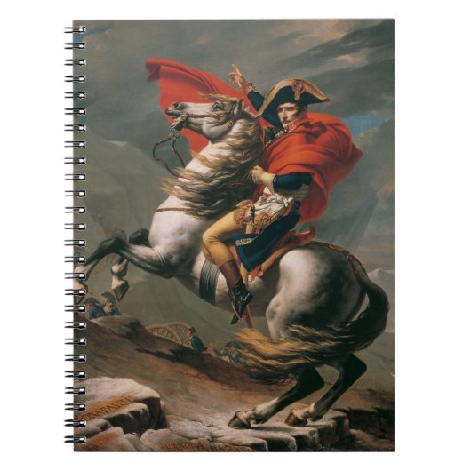 Carnet Napoléon à cheval, bataille du col Saint-Bernard (Devant)