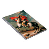 Carnet Napoléon Traversant les Alpes, célèbre peinture, (Côté Droit)