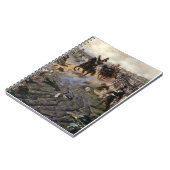 Carnet Napoleonic Wars Painting French troops advancing (Côté gauche)