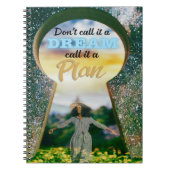 Carnet N'appelez pas ça un rêve, appelez ça un plan (Devant)