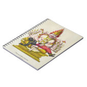 Carnet Narasimha, gravé par de Marlet (litho de couleur) (Côté gauche)