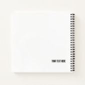 Carnet N'arrêtez pas de croire Père Noël avec des cadeaux (Dos)