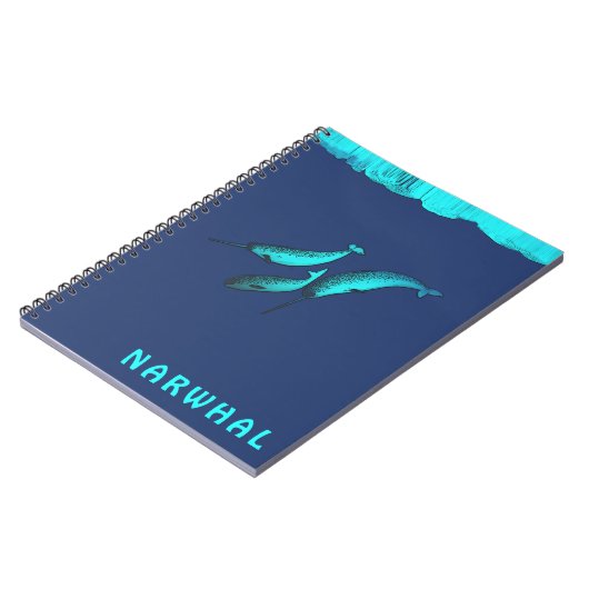 Carnet Narwhal Sous La Glace (Côté gauche)
