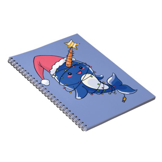 Carnet Narwhale de Noël (Côté Droit)