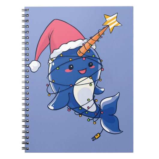 Carnet Narwhale de Noël (Devant)
