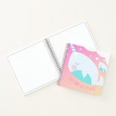 Carnet Narwhale Ombre Pastel Dessin arc-en-ciel (Intérieur)