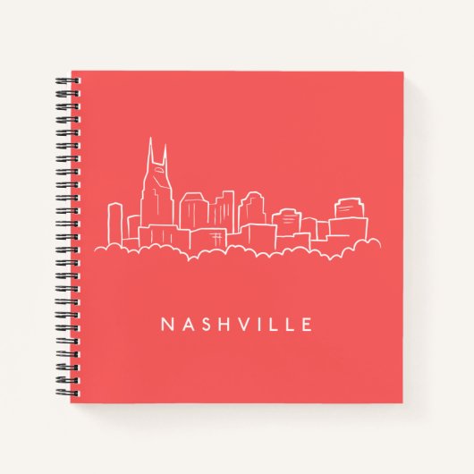 Carnet Nashville Skyline (Devant)