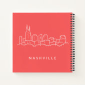 Carnet Nashville Skyline (Dos)