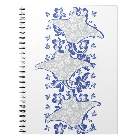 Carnet Natation Florale-Mantas (Devant)