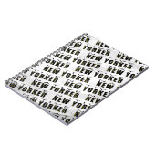 Carnet Natif de New York Pattern (Côté gauche)