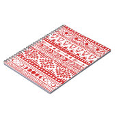 Carnet Native American : Red Ink Doodle. (Côté gauche)