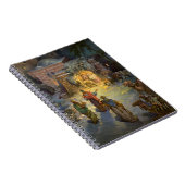 Carnet Nativité de Noël Vintage avec Magi Visite (Côté Droit)