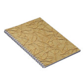 Carnet Natural Handmade Paper Texture in Warm Beige (Côté Droit)