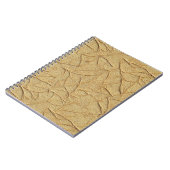 Carnet Natural Handmade Paper Texture in Warm Beige (Côté gauche)