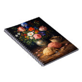 Carnet Nature morte de concha florale | Monogramme (Côté Droit)