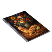 Carnet Nature morte Floral Elote | Monogramme (Côté Droit)