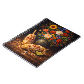 Carnet Nature morte Floral Elote | Monogramme (Côté gauche)