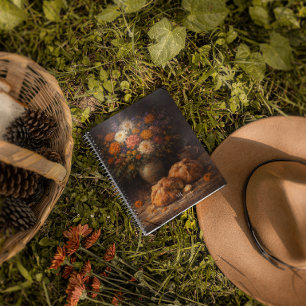 Carnet Nature morte florale de Pan de Muerto Monogramme