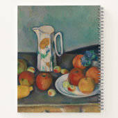 Carnet Nature morte, Pot à lait et fruits sur une table, (Dos)