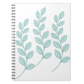 Carnet naturel feuille (Devant)