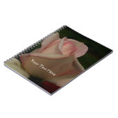 Carnet naturel intense rose Rosebud Fleur (Côté gauche)