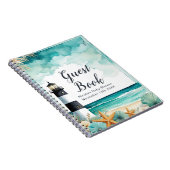 Carnet Nautical Lighthouse Baby Shower Guest Book (Côté Droit)