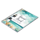 Carnet Nautical Lighthouse Baby Shower Guest Book (Côté gauche)