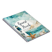 Carnet Nautical Lighthouse Baby Shower Guest Book (Côté Droit)
