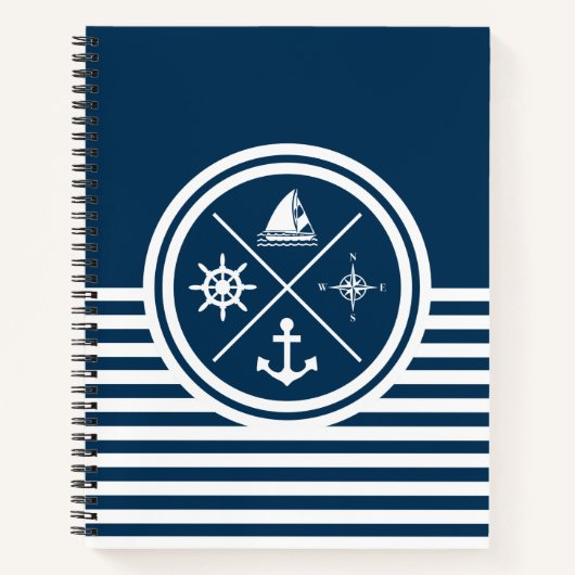 Carnet Nautical themed design (Devant)