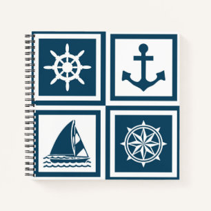 Carnet Nautical themed design