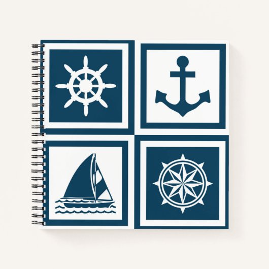 Carnet Nautical themed design (Devant)