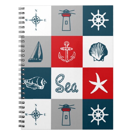 Carnet Nautical themed design (Devant)