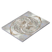 Carnet Nautilus Shell - Mère de Pearl et d'or (Côté gauche)