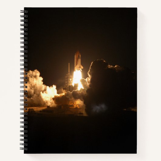 Carnet Navette spatiale Terre Orbitale Nuit Spacecraft Ca (Devant)
