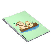Carnet Navigation mignonne de couples de hérisson sur le (Côté Droit)