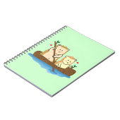 Carnet Navigation mignonne de couples de hérisson sur le (Côté gauche)