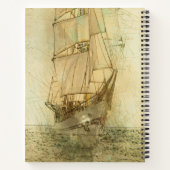 Carnet Navire classique nautique (Neutre) (Dos)