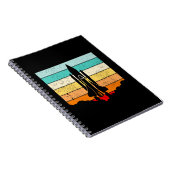 Carnet Navire spatial vintage /Espace/Espace (Côté Droit)