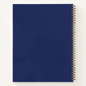 Carnet Navy Blue et Or Today I Choose Joy  (Dos)